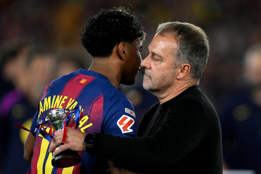 Photo: Do Barca need a new top striker? Flick and Yamal have conflicting opinions 🔵🔴🤔
